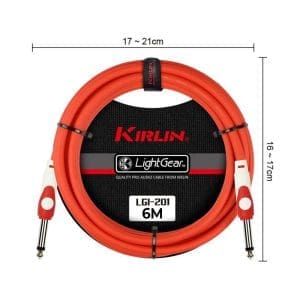 Cable para Instrumentos 6m 1/4"mono a 1/4"mono LGI-201 Kirlin - Image 21