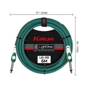 Cable para Instrumentos 6m 1/4"mono a 1/4"mono LGI-201 Kirlin - Image 12