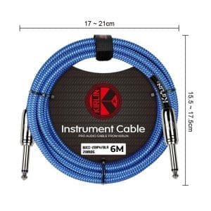 Cable para Instrumentos 6m 1/4"mono a 1/4"mono IWCC-201PN Kirlin - Image 23