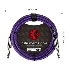 Cable para Instrumentos 6m 1/4"mono a 1/4"mono IWCC-201PN Kirlin - Image 11