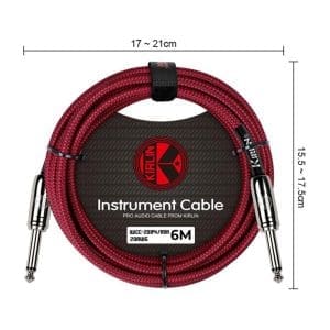Cable para Instrumentos 6m 1/4"mono a 1/4"mono IWCC-201PN Kirlin - Image 5