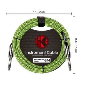 Cable para Instrumentos 6m 1/4"mono a 1/4"mono IWCC-201PN Kirlin - Image 14