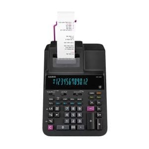 Calculadora de Escritorio Profesional 12 dígitos DR-120R II-BK Casio - Image 1