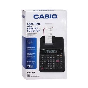Calculadora de Escritorio Profesional 12 dígitos DR-120R II-BK Casio - Image 5